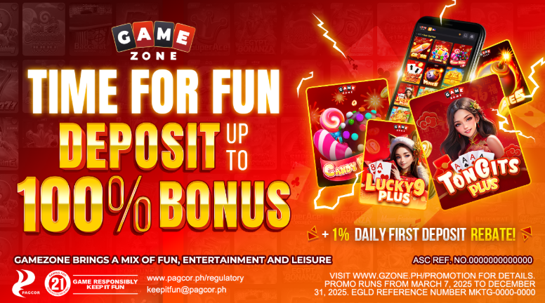 GameZone Deposit Bonus